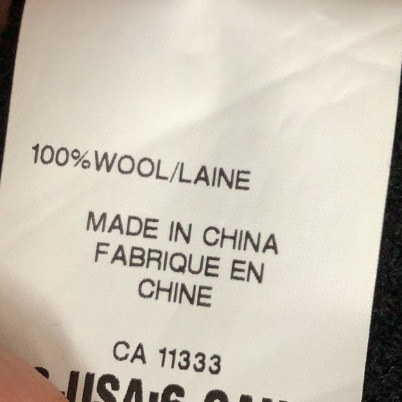 100% wool black jacket never worn - Picture 6 of 6